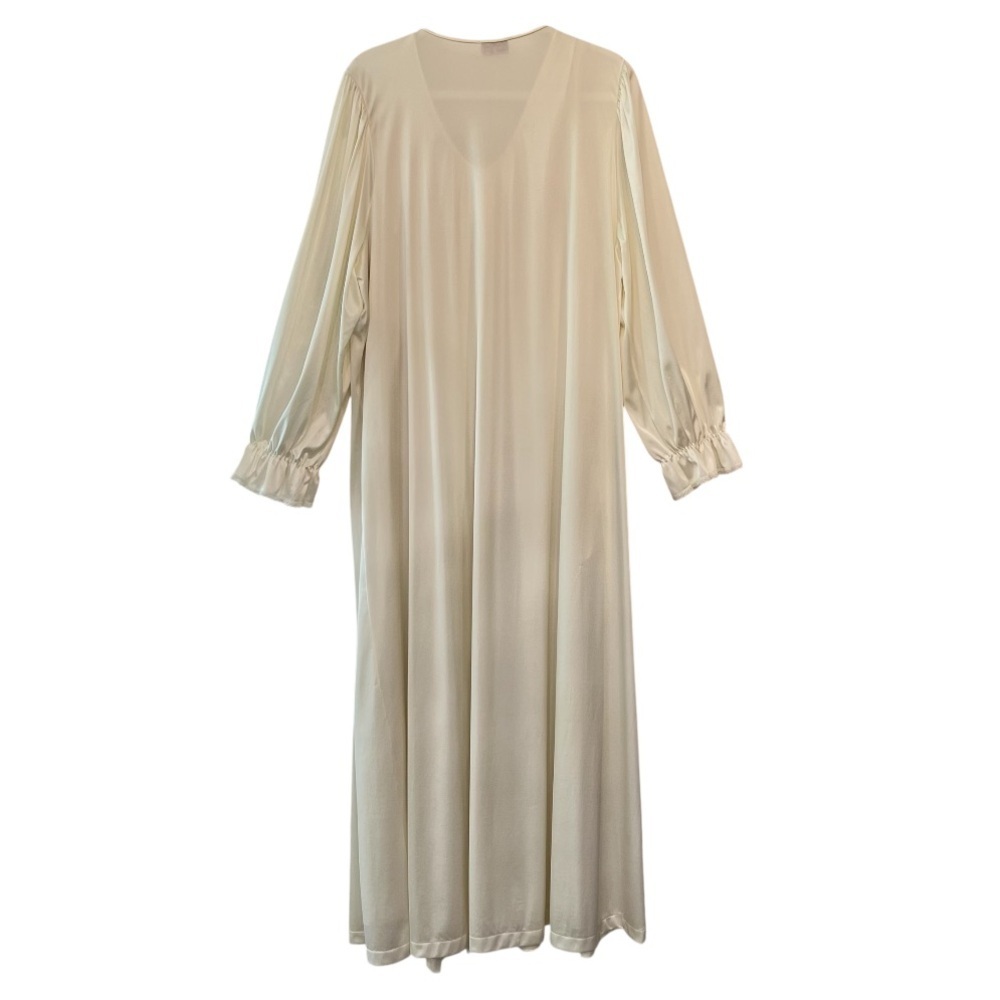 Vintage Vanity Fair Lace & Floral Embroidered Long Robe & Nightgown Set XXL - Picture 5 of 15